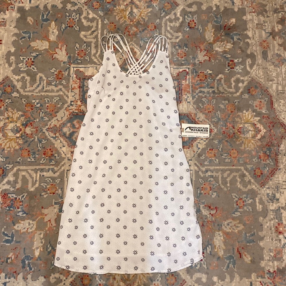 Mountain Khakis Emma Dress - White Floral Sundress